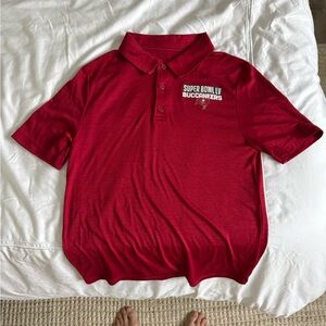 Tampa Bay Buccaneers Super Bowl LV Champions Polo Shirt Men’s NFL Golf Official